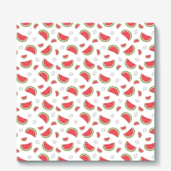 Холст «pattern with watermelons»