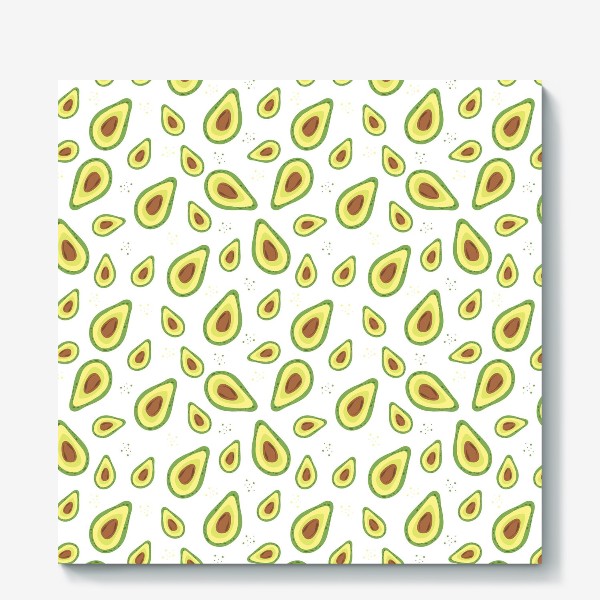 Холст «pattern with avocados»