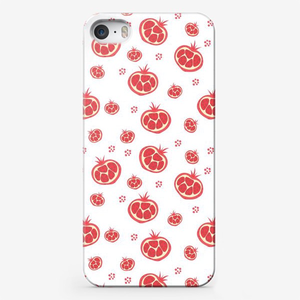 Чехол iPhone «pattern with pomegranate»