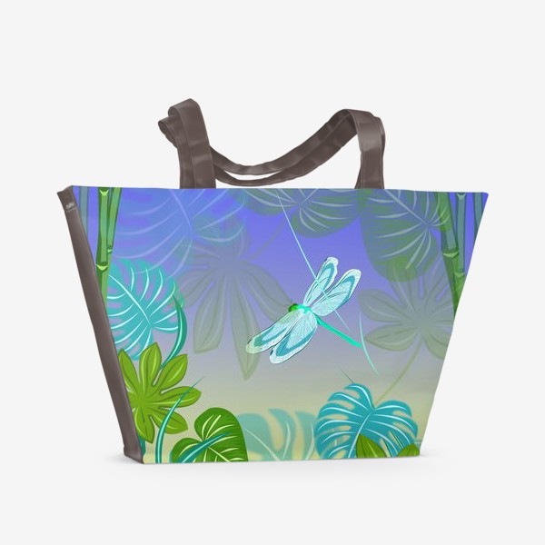 Пляжная сумка «Вечерние тропики»
