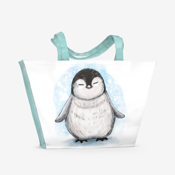 Пляжная сумка «Пингвиненок»