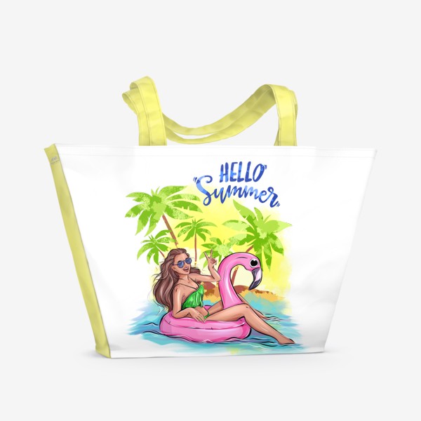 Пляжная сумка «Здравствуй ЛЕТО»