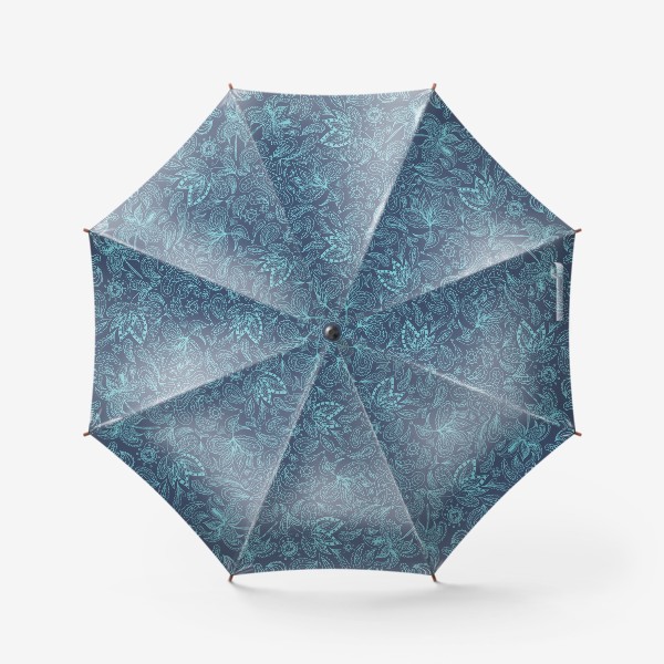 Зонт «Индия в цвете индиго»