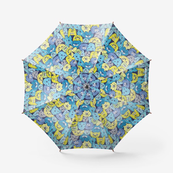 Зонт «Синие коты»
