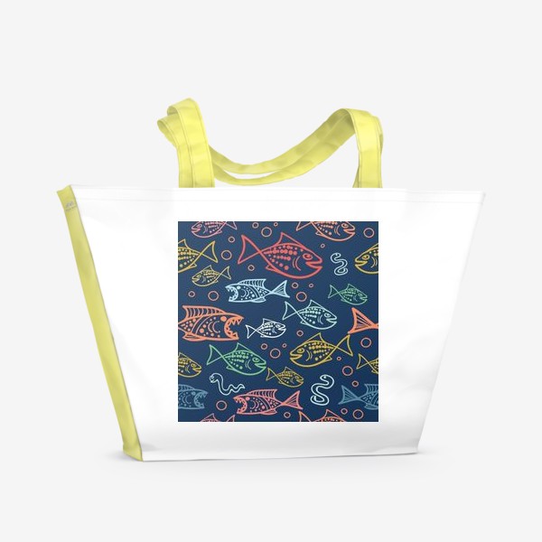 Пляжная сумка «Рыбий Мир»