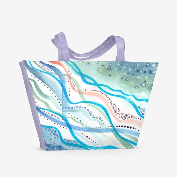 Пляжная сумка «Бирюзовая волна»