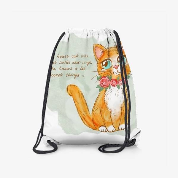 Рюкзак «Кошка, знающая много секретов»