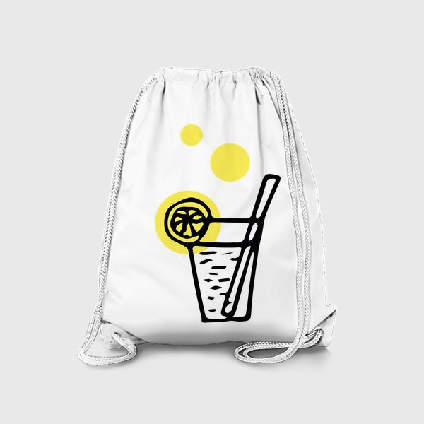Рюкзак «коктейль лимонад летний напиток с лимоном»