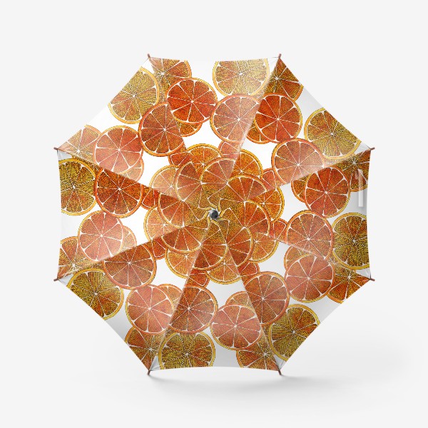 Зонт «Апельсиновые дольки»