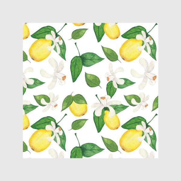 Скатерть «Лимоны и листья»