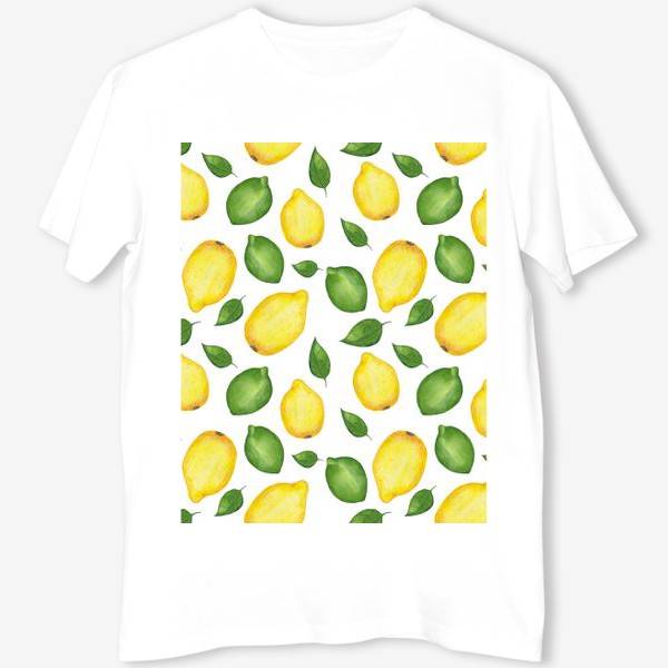 Футболка &laquo;Лимоны и листья&raquo;