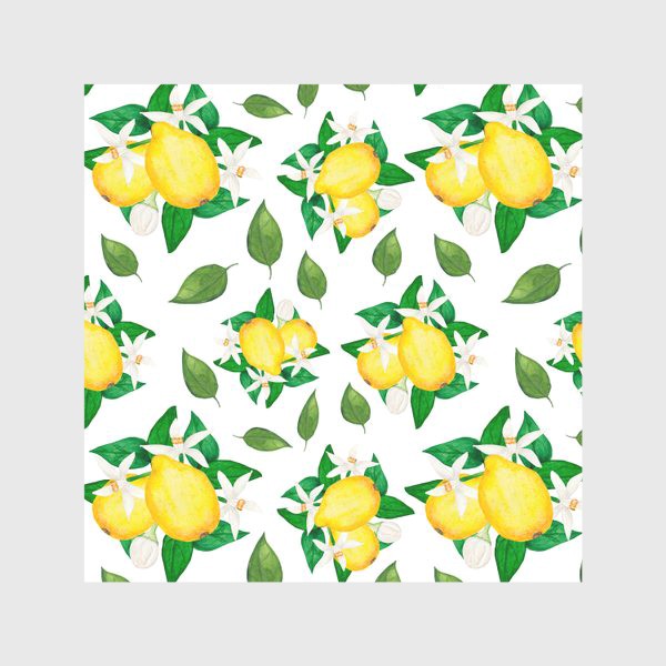 Скатерть «Лимоны и листья»