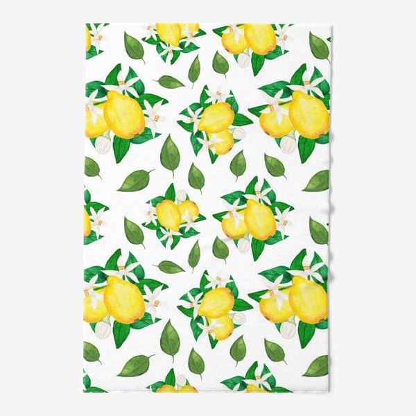 Полотенце «Лимоны и листья»