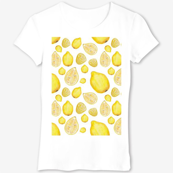 Футболка «Лимоны и листья»