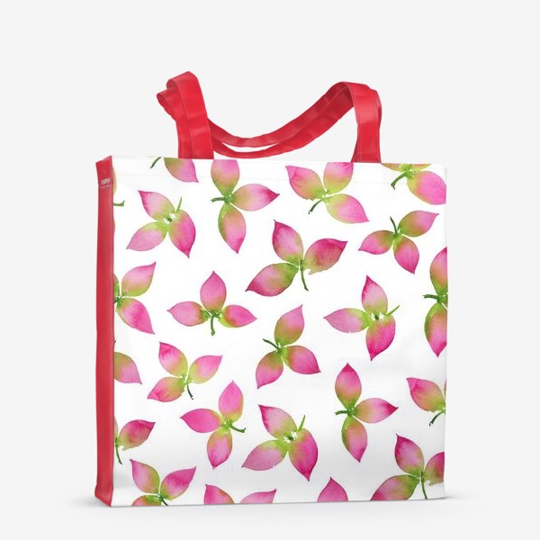 Сумка-шоппер «Розовые листья»