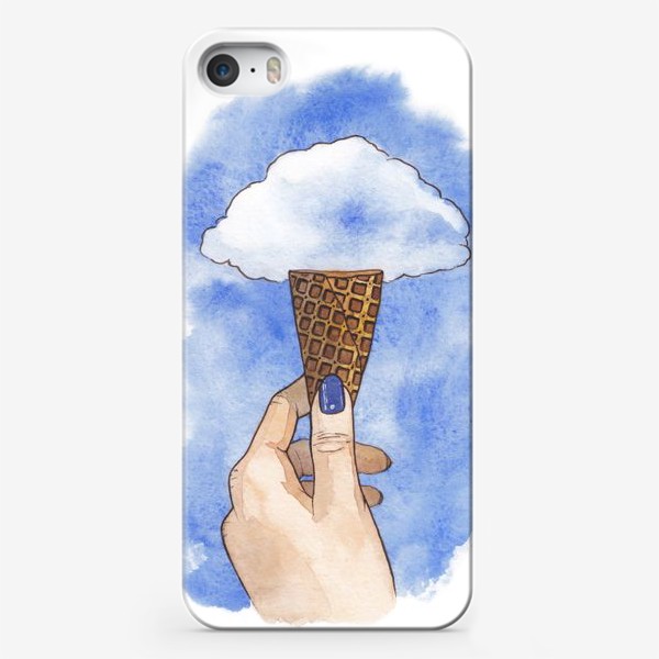 Чехол iPhone «Небо. Лето. Мороженое»