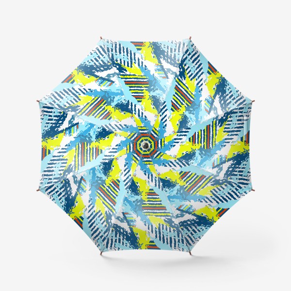 Зонт «Паттерн абстракция полосы и пятна»