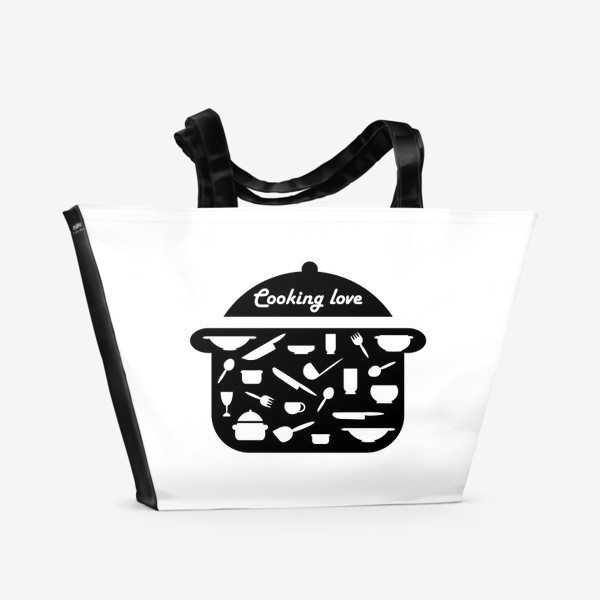 Пляжная сумка «Люблю готовить»