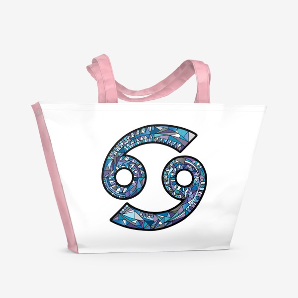 Пляжная сумка «РАК знак зодиака»
