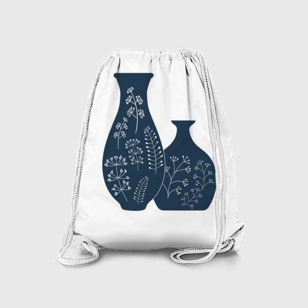 Рюкзак «Керамика. Две вазы с растительным орнаментом»