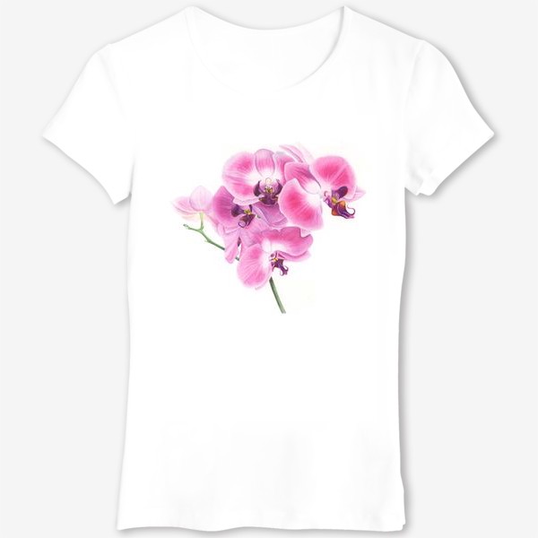 Футболка «Розовая орхидея»