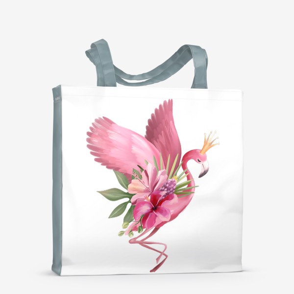 Сумка-шоппер «Розовый фламинго»