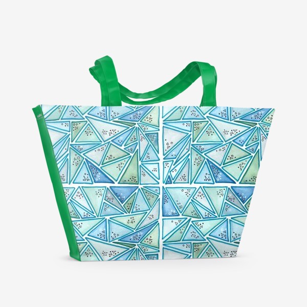 Пляжная сумка «треугольный паттерн»