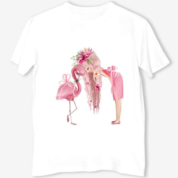 Футболка «Принцесса с Фламинго»
