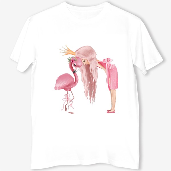 Футболка «Принцесса с Фламинго»