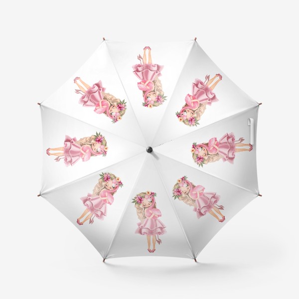 Зонт «Принцесса с Фламинго»