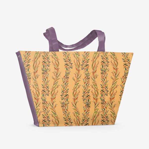 Пляжная сумка «Оранжевое лето»