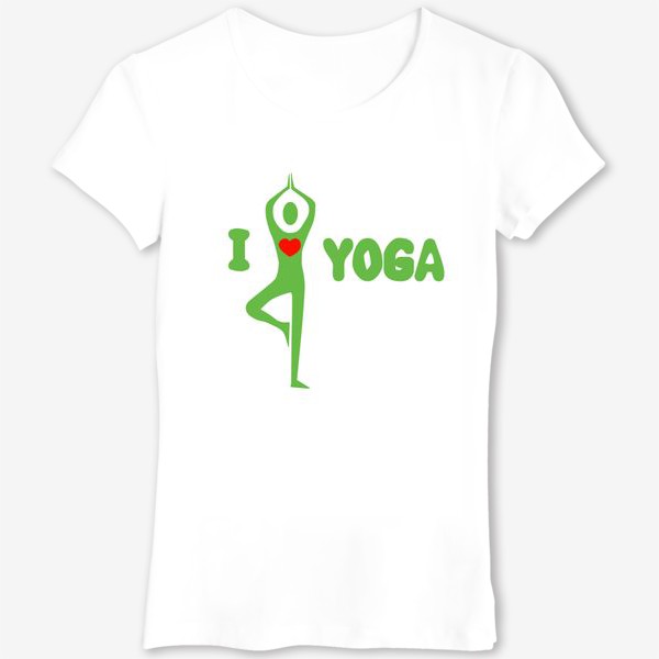 Футболка «i love yoga»