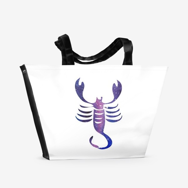 Пляжная сумка «Скорпион. Созвездие. Знак зодиака»