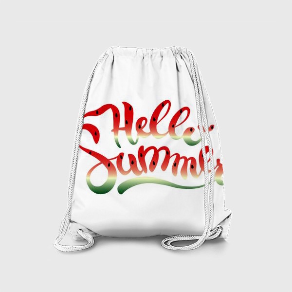 Рюкзак «Hello Summer летняя надпись»