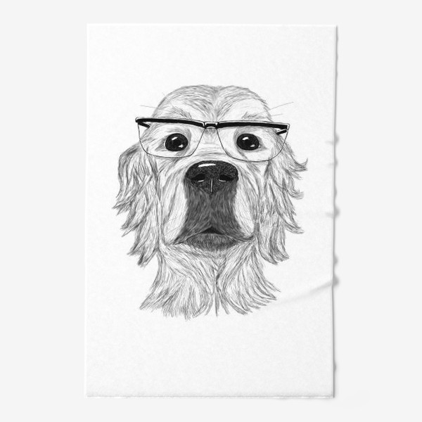 Полотенце «Собака в очках»