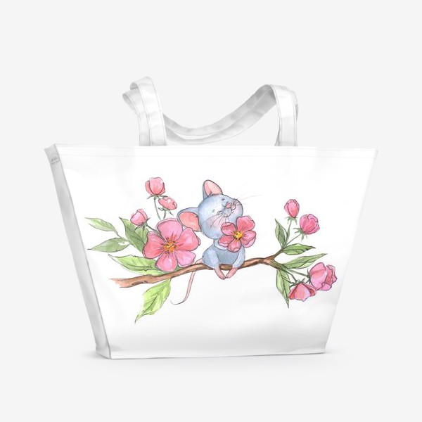 Пляжная сумка «аромат весны»