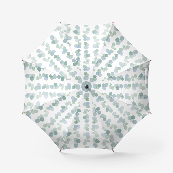 Зонт «Акварельные пузыри, круги.»