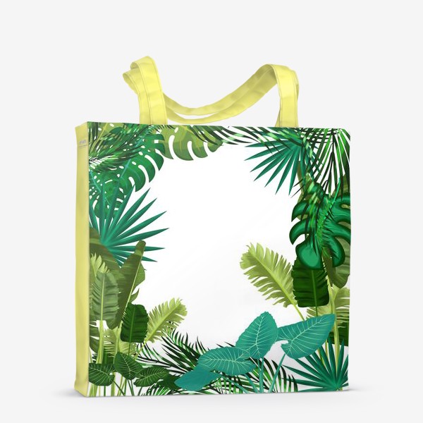 Сумка-шоппер «Зеленые мотивы джунглей »