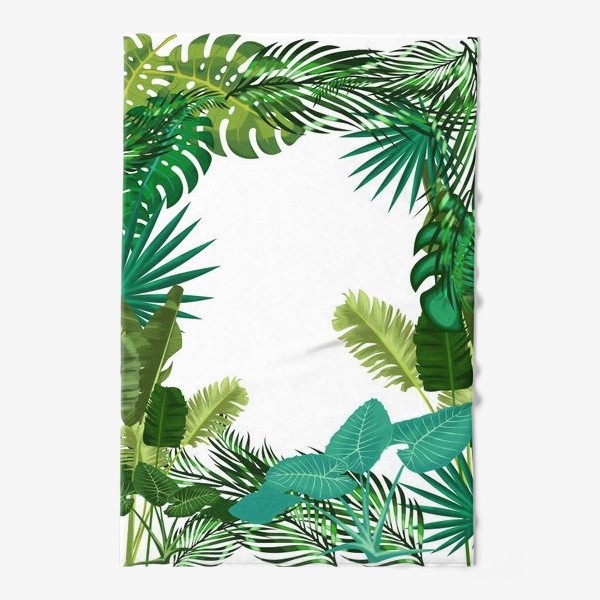 Полотенце «Зеленые мотивы джунглей »