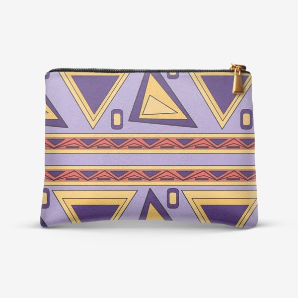 Косметичка «Seamless ethnic background folk african endless pattern»