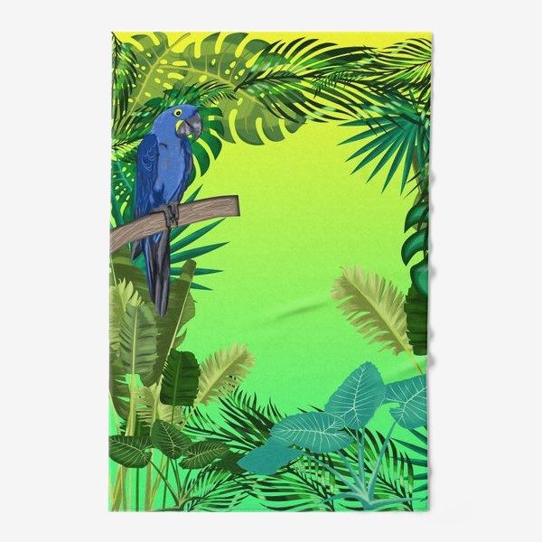 Полотенце «Попугай в джунглях»