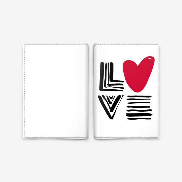 Обложка для паспорта «Love»