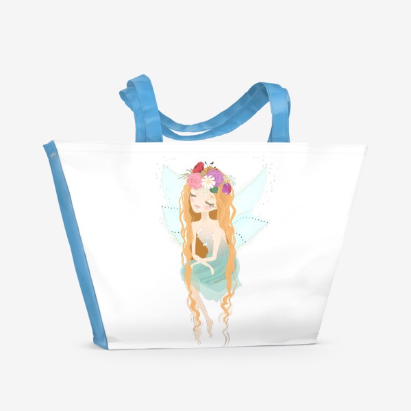 Пляжная сумка «Цветочная фея»
