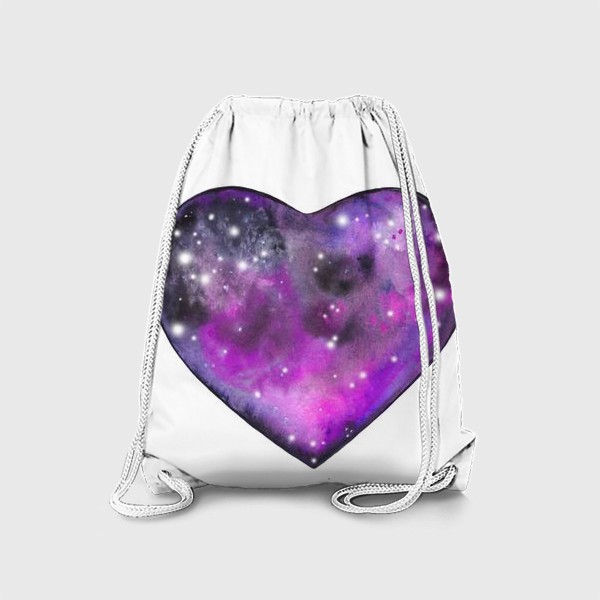 Рюкзак «космос в сердце»