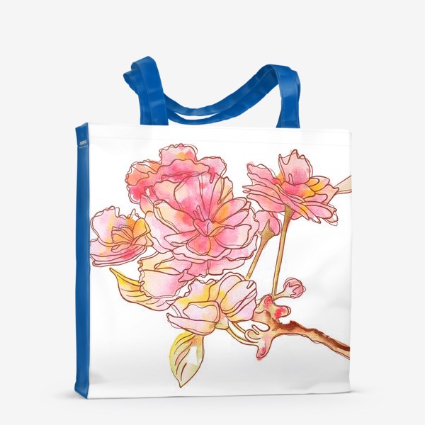 Сумка-шоппер «Цветы розовые»