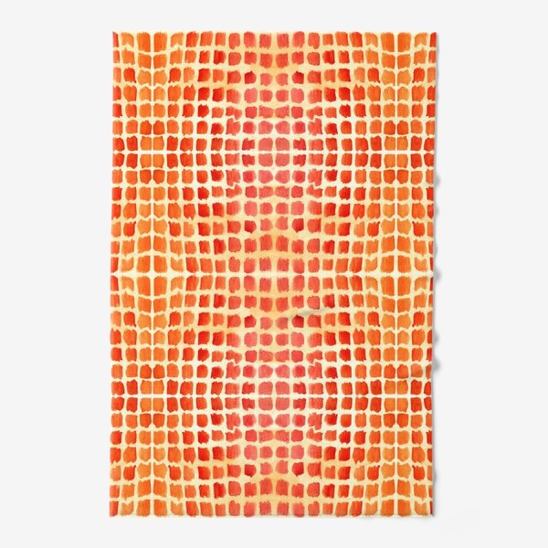 Полотенце «Оранжевый узор»