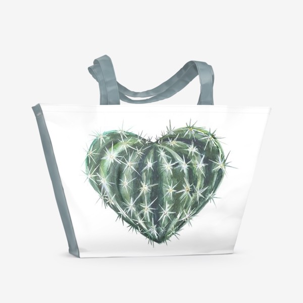 Пляжная сумка «колючее сердце»