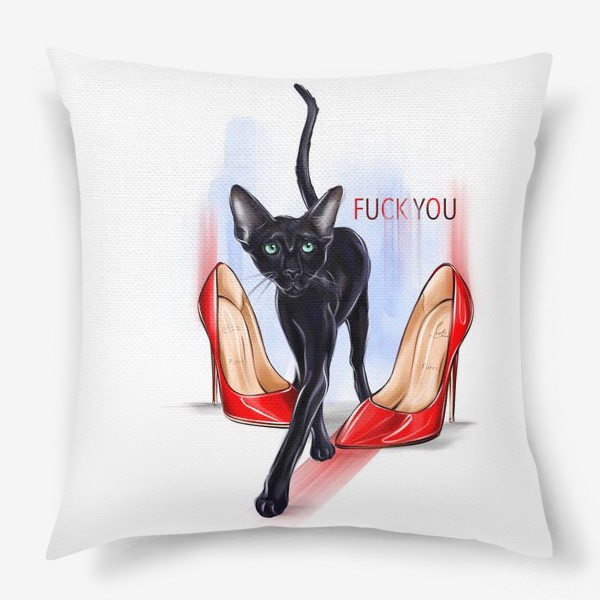 Подушка «black cat »