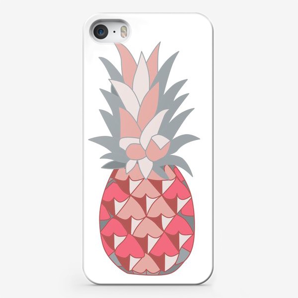 Чехол iPhone «Розовый ананас»