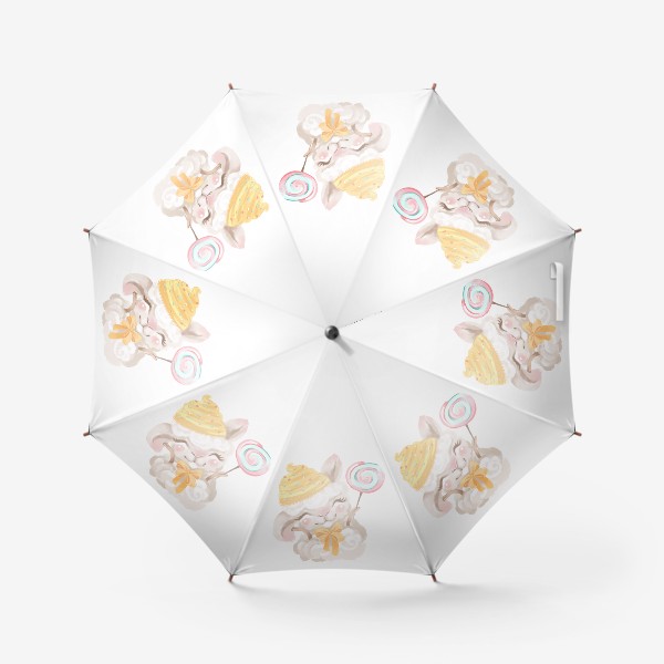 Зонт «Лама Софья с леденцом»